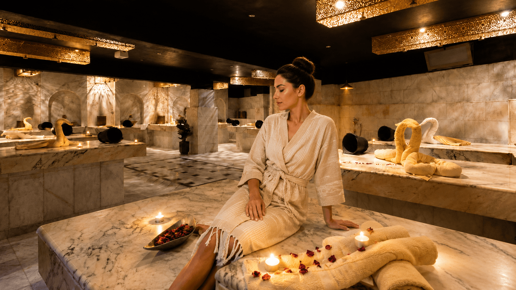 Women-only Moroccan hammam experience in Marrakech